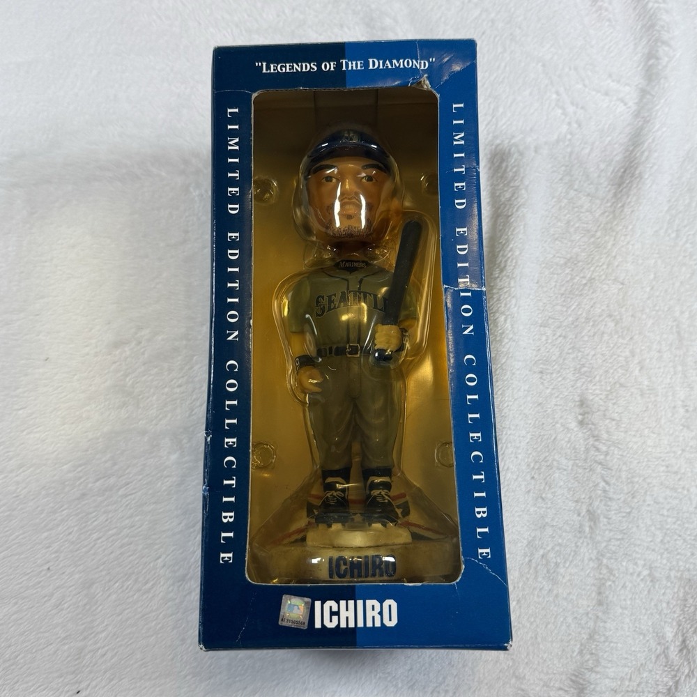 Ichiro Suzuki Seattle Mariners Forever Collectibles Bobblehead In Box MLB